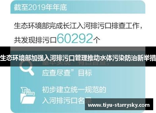 生态环境部加强入河排污口管理推动水体污染防治新举措